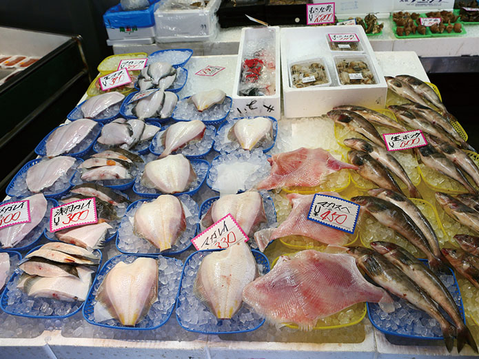 北海道ならではの魚介類