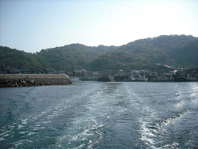真鍋島出発