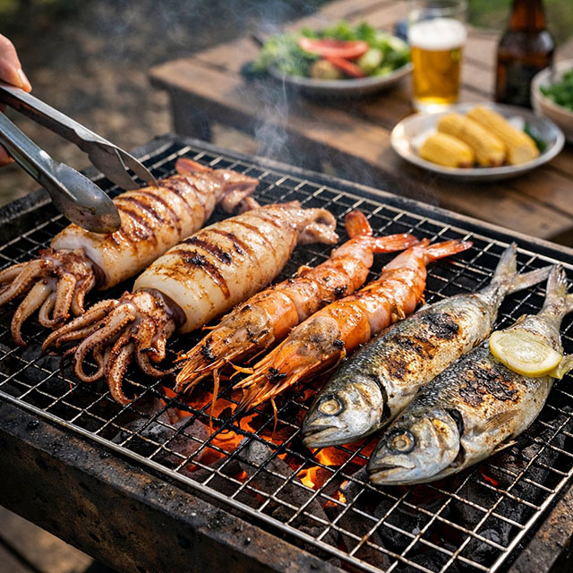 獲れたてシーフードBBQ
