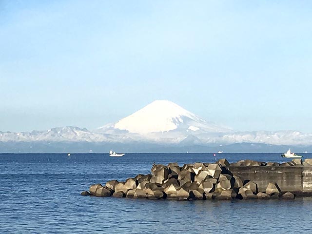 天気が良ければ富士山を望みながらのクルージング。
