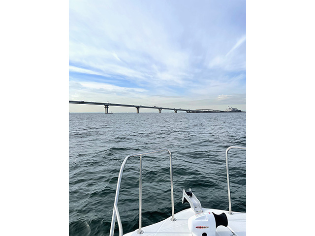 海況が良ければ⑤風の塔から⑥海ほたるに挑戦してみよう！
